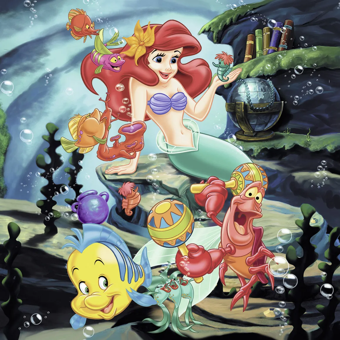 Ravensburger Disney Princess Snow White, Cinderella And Ariel 3x49 Piece