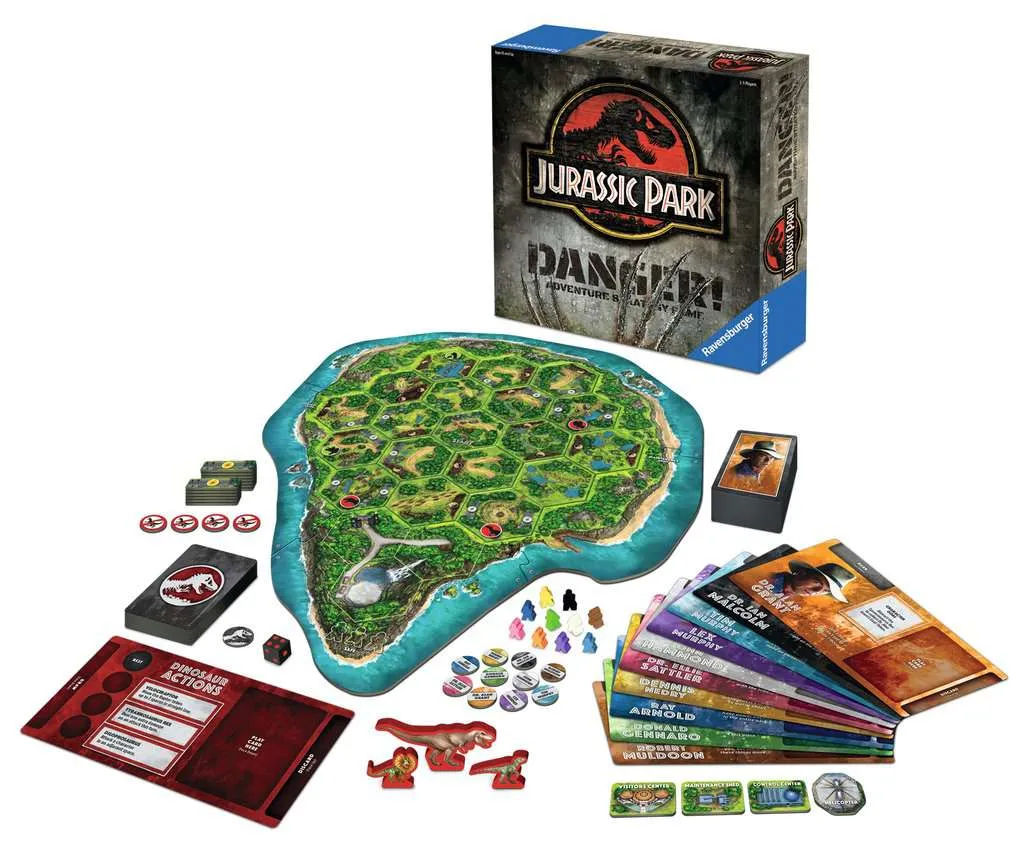 Ravensburger Jurassic Park Danger Adventure Strategy Game