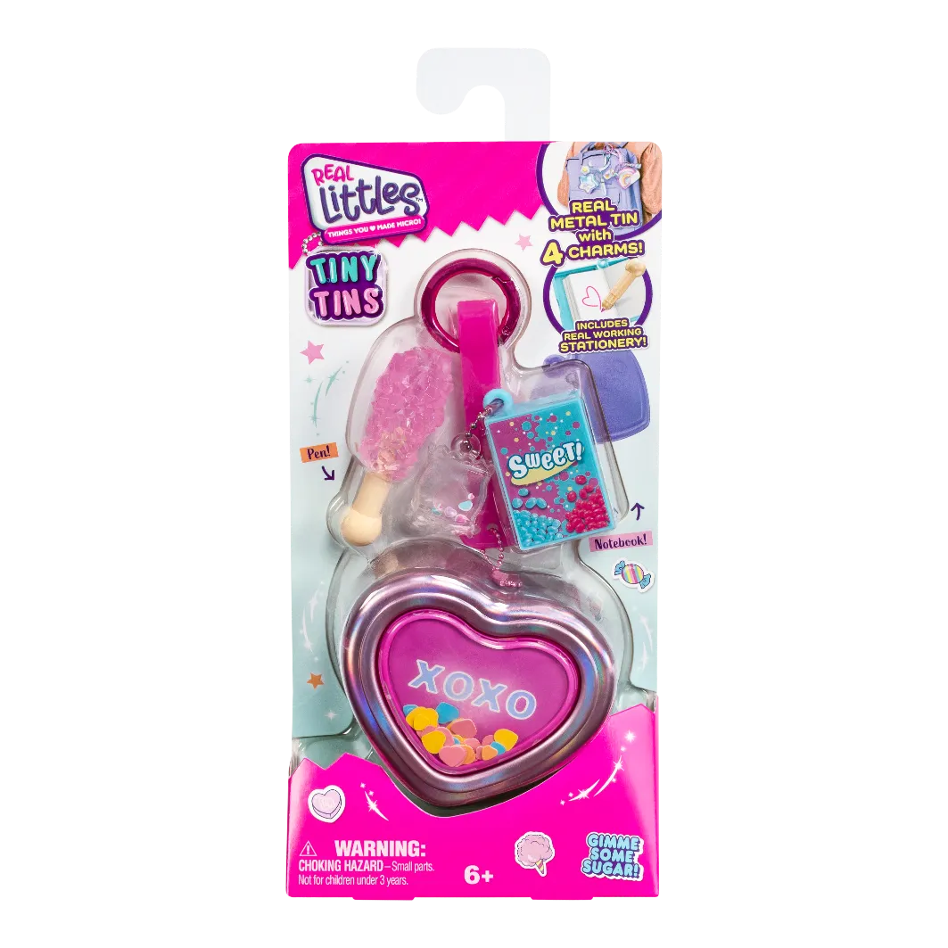 Real Littles S8 Tiny Tins Keychain Assorted Styles