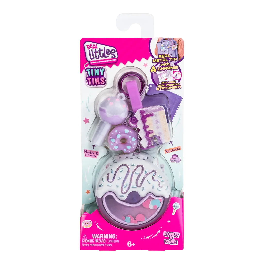 Real Littles S8 Tiny Tins Keychain Assorted Styles