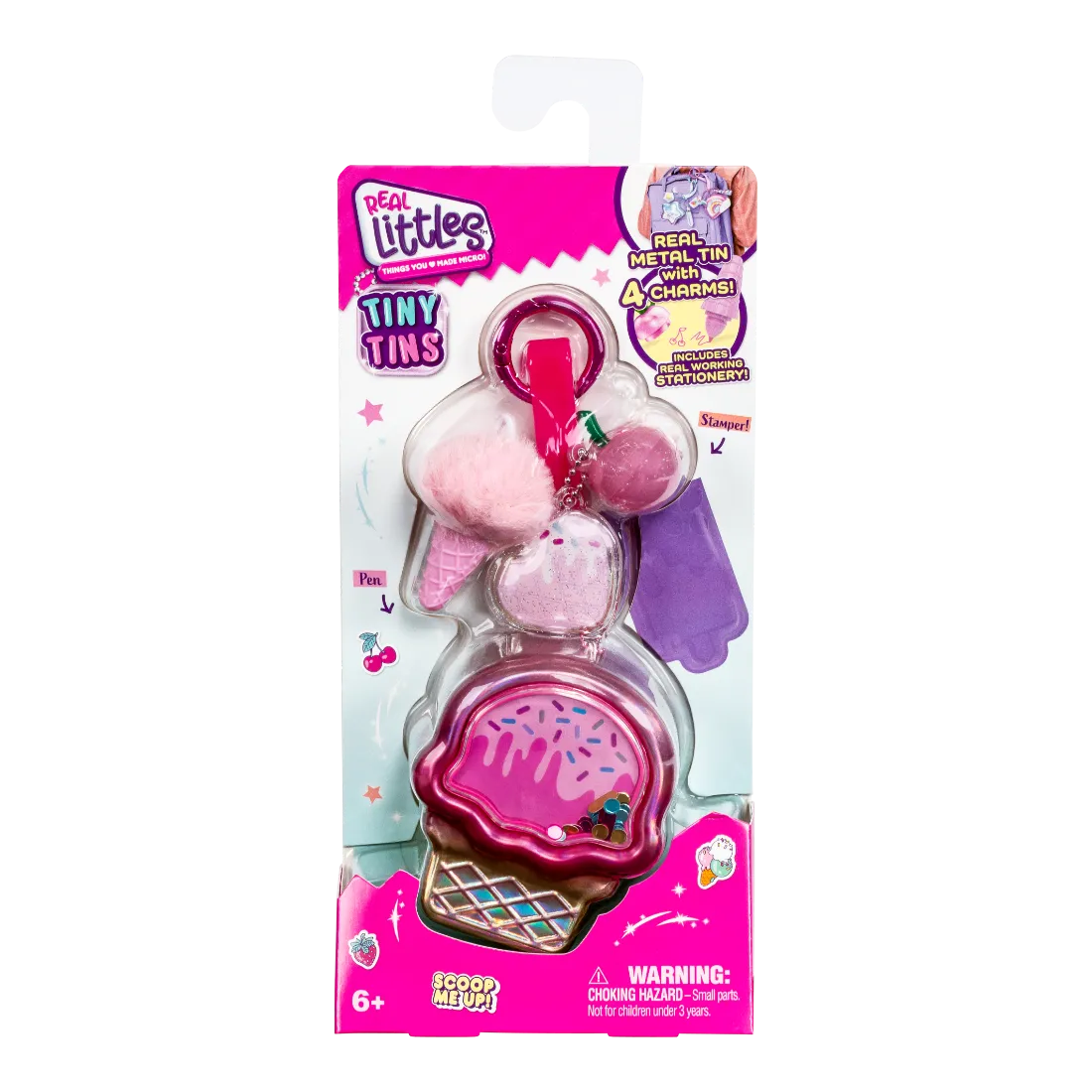 Real Littles S8 Tiny Tins Keychain Assorted Styles