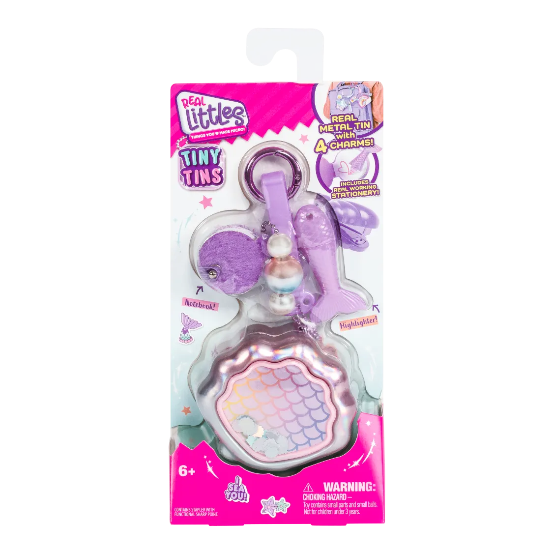 Real Littles S8 Tiny Tins Keychain Assorted Styles