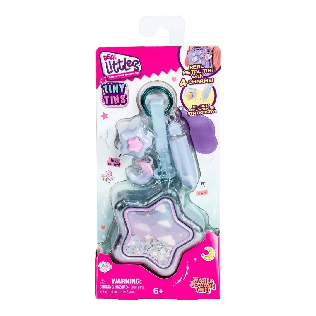 Real Littles S8 Tiny Tins Keychain Assorted Styles