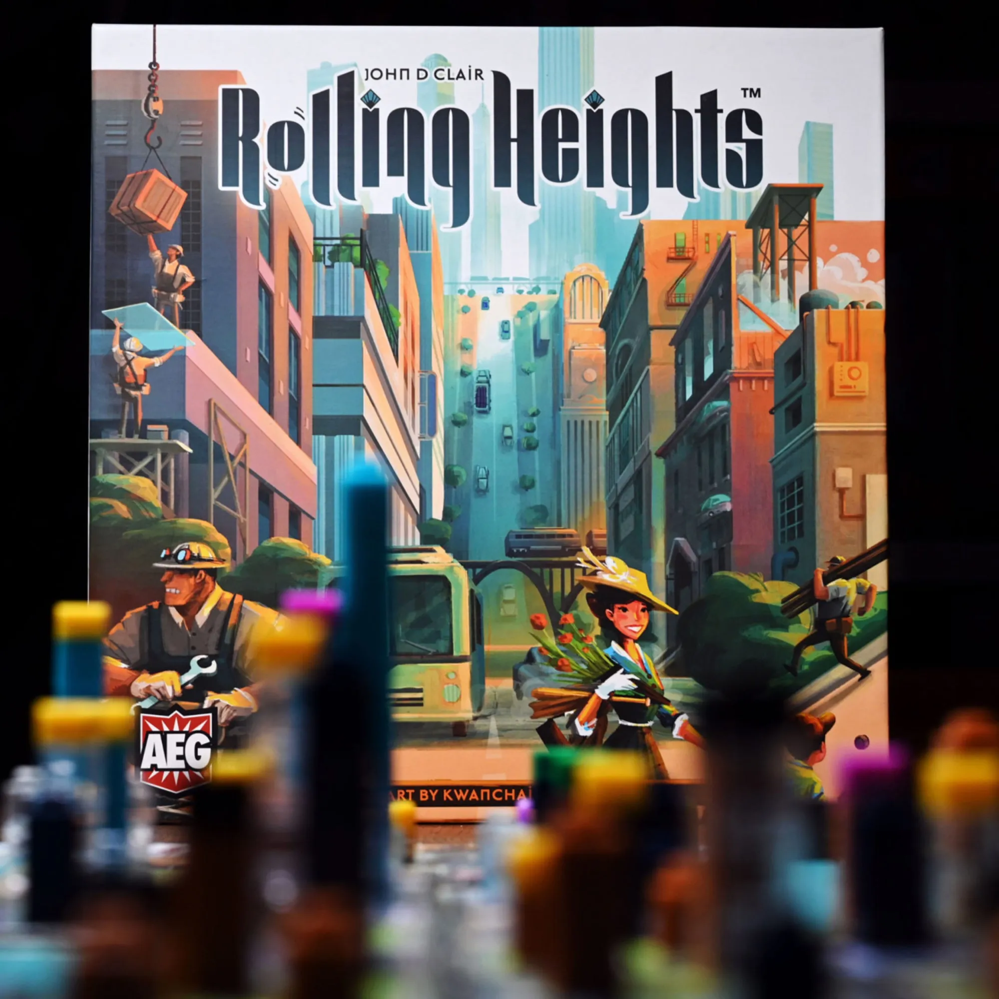 Rolling Heights City Building Strategy Board Game by Alderac Entertainment Group