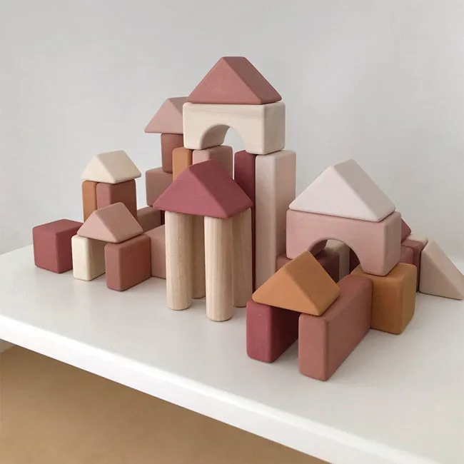 SABO Concept | Castle Building Blocks Pink & Mustard