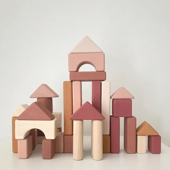 SABO Concept | Castle Building Blocks Pink & Mustard