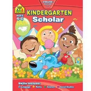 School Zone Scholar Deluxe Kindergarten Scholar Workbook