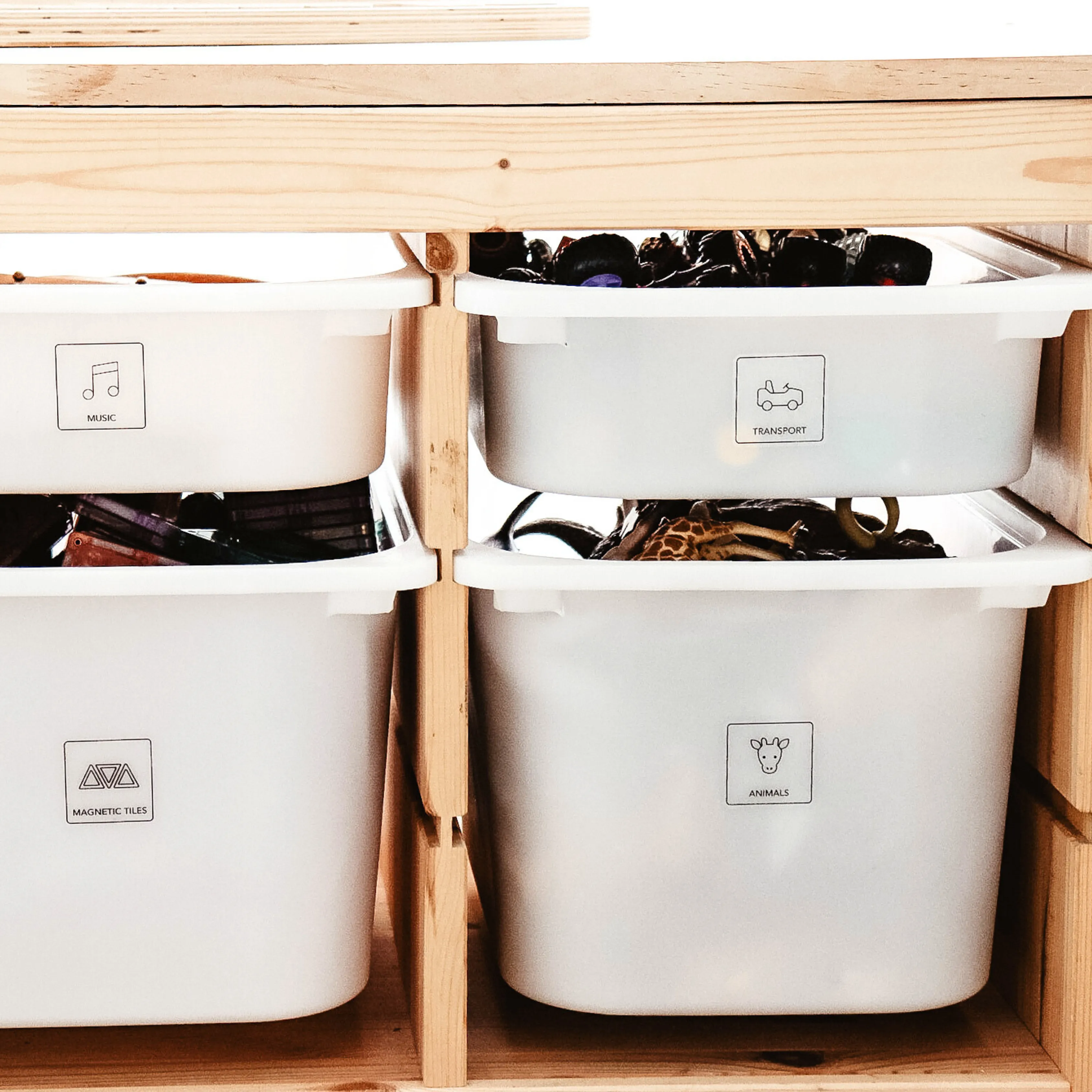 Second Scout Adhesive Storage Labels | Toy Storage