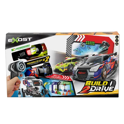 Silverlit Exost Build 2 Drive Duo Pack Race Set