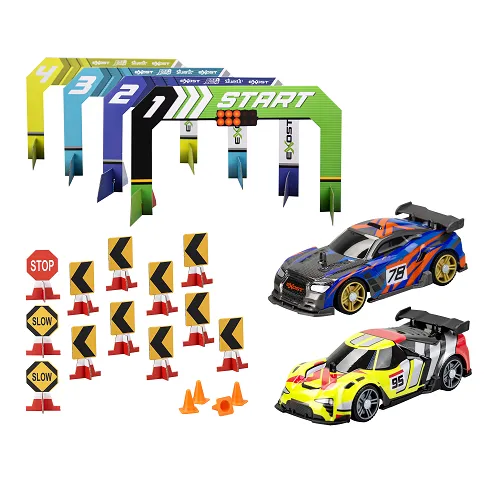 Silverlit Exost Build 2 Drive Duo Pack Race Set