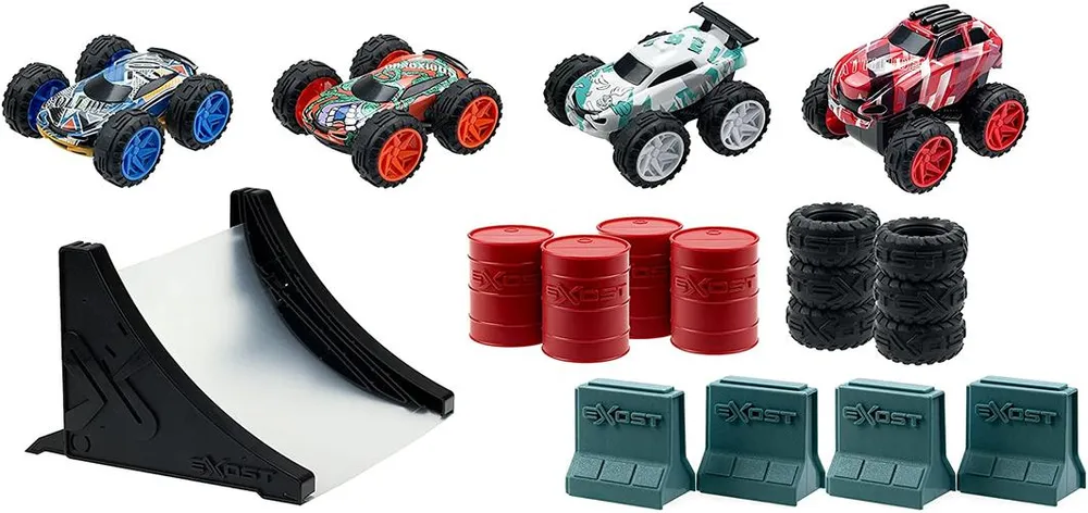 Silverlit Exost Jump Friction Powered Car Ultimate Pack