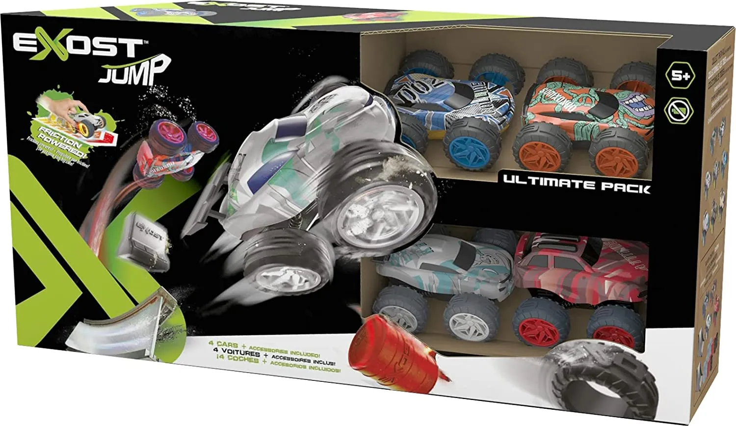 Silverlit Exost Jump Friction Powered Car Ultimate Pack