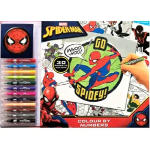 Spiderman Colour By Numbers