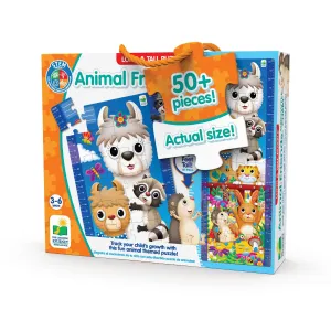 The Learning Journey 50 Piece Long & Tall Puzzle Animal Friends Growth Chart