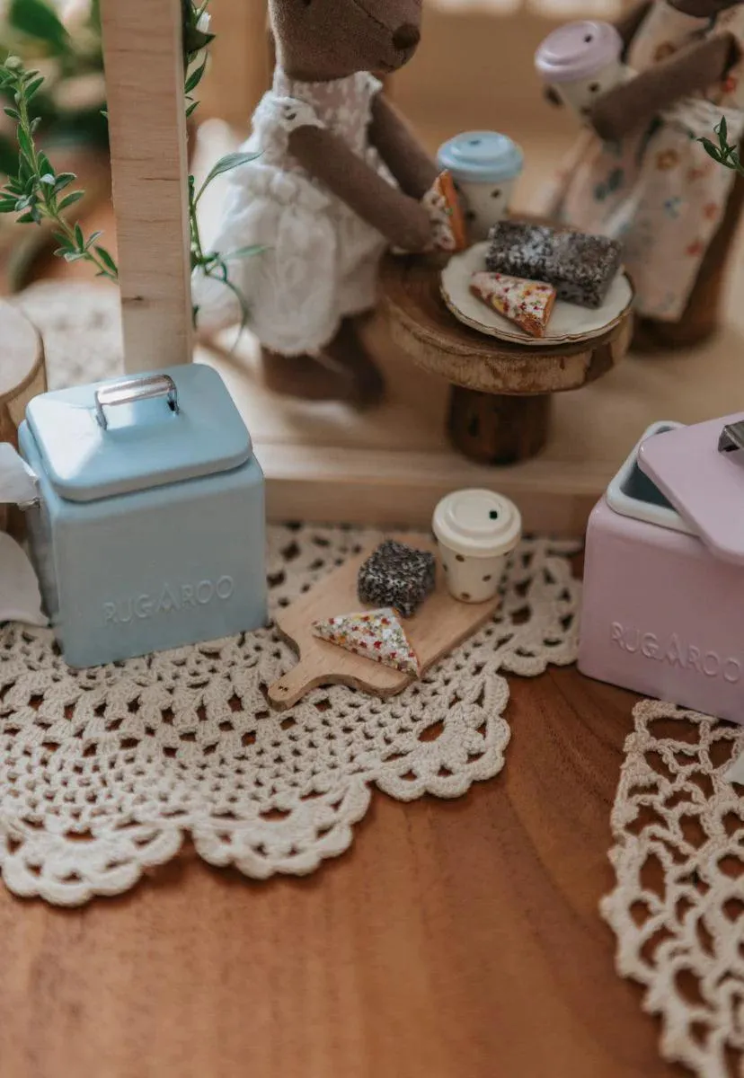The T'roo-Blue Esky with Lamingtons | Rugaroo Doll Accessories: NEW ARRIVAL BACK IN STOCK