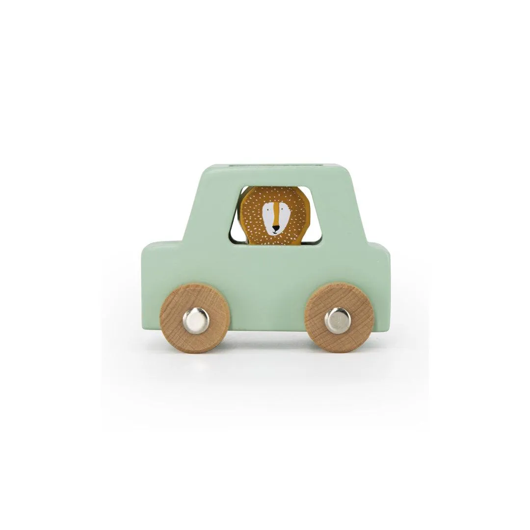 Trixie Wooden Animal Car Set