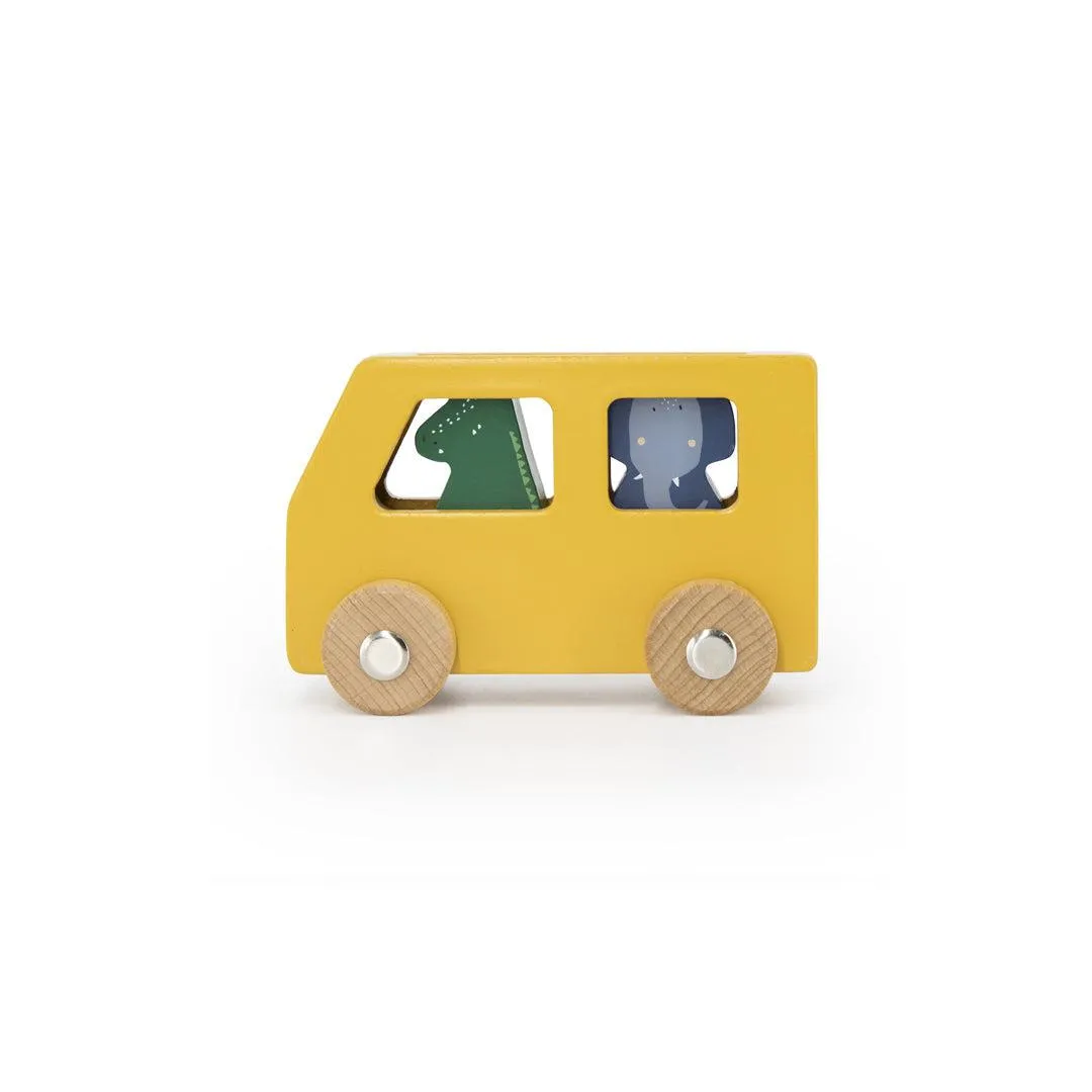Trixie Wooden Animal Car Set