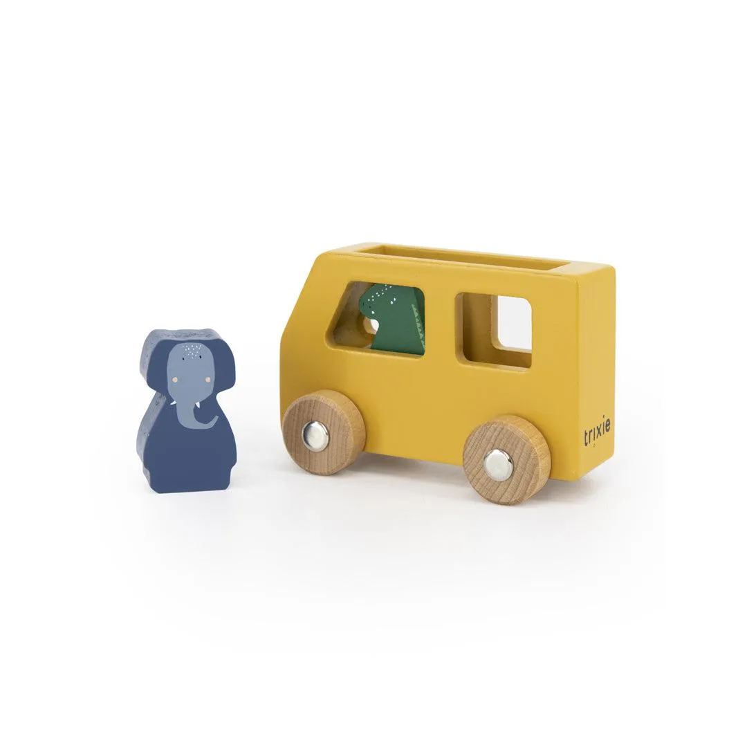 Trixie Wooden Animal Car Set