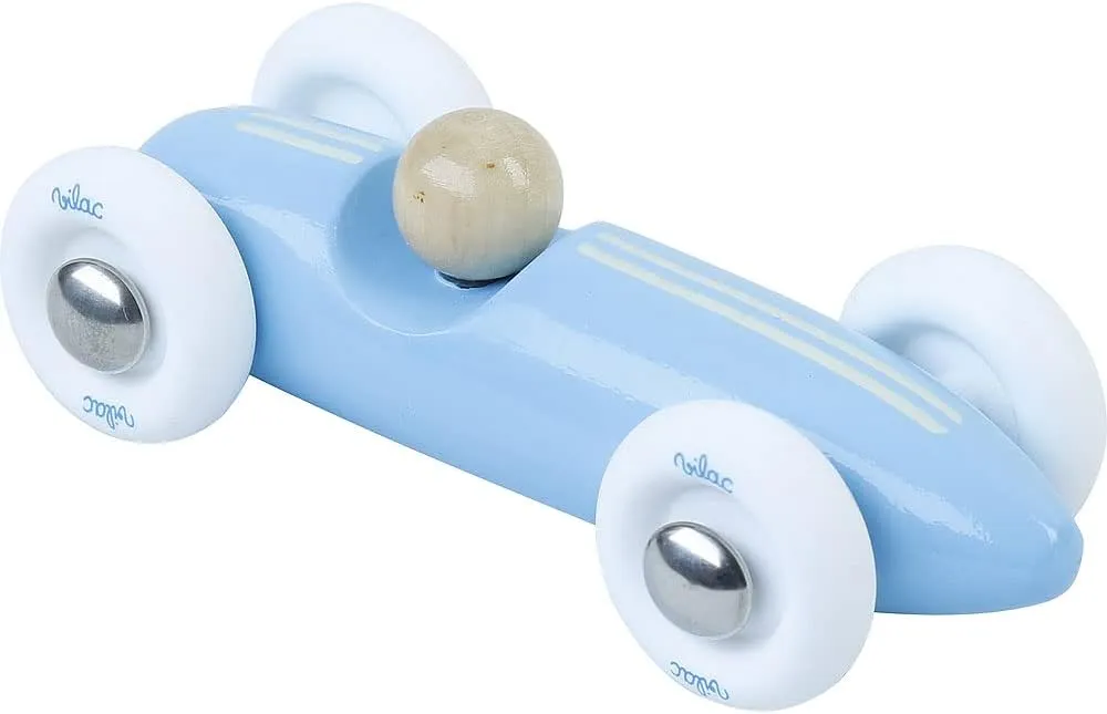 Vilac 2342B Mini Grand prix vintage car L blue Wise - Kids Toys