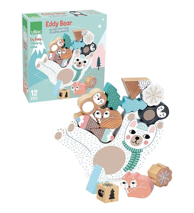 Vilac-8505-The-Eddy-Bear-balancing-game Wise - Kids Toys