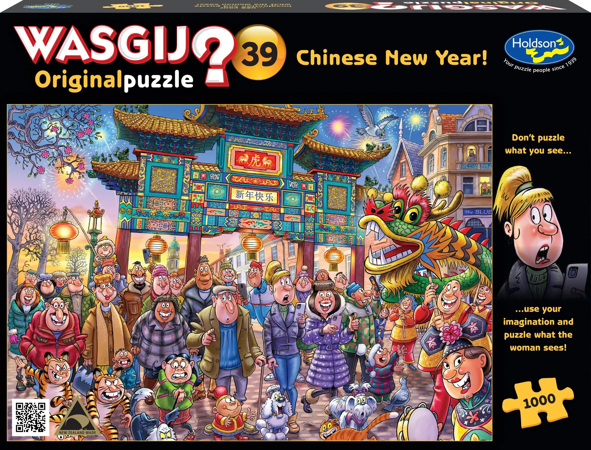 Wasgij Original #39 1000 Piece Puzzle Chinese New Year!