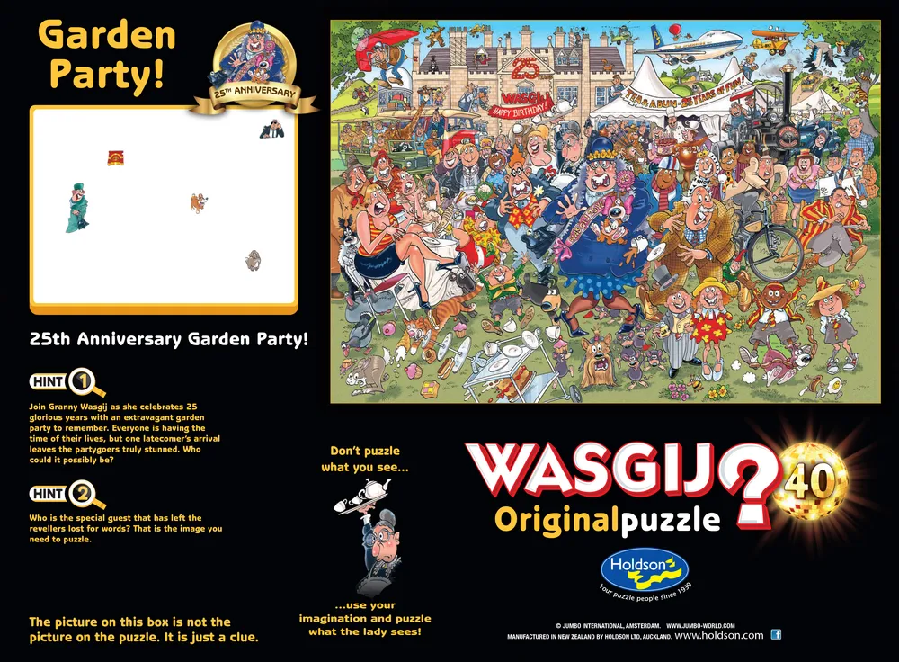 Wasgij Original #40 Garden Party! 1000 Piece Puzzle