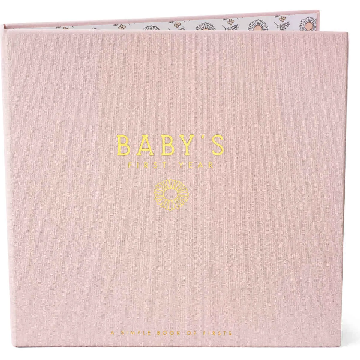 Wildflower Meadow Luxe Baby Keepsake Book